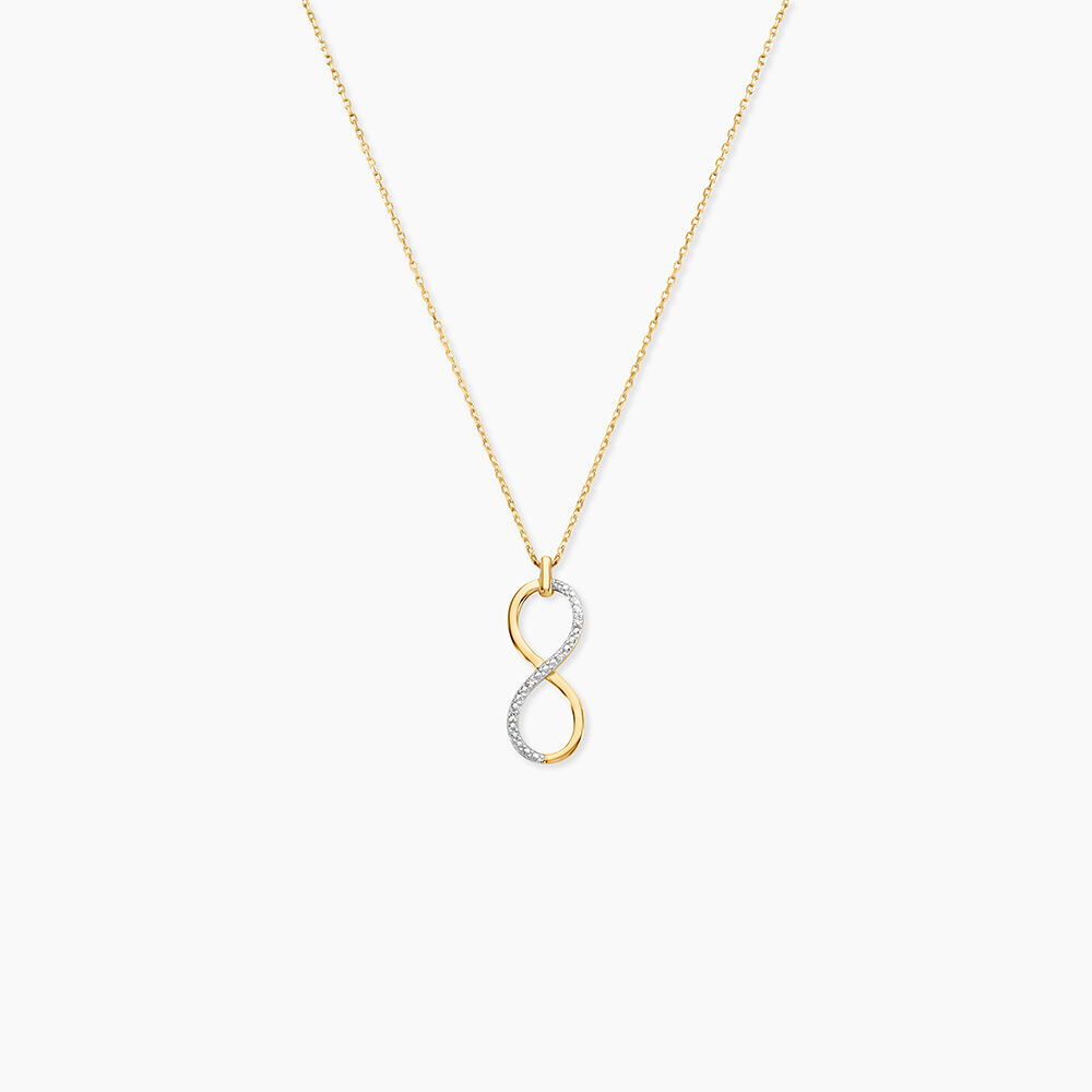 Collier Infino Or Jaune Diamant - Colliers avec pierres Femme | Marc Orian