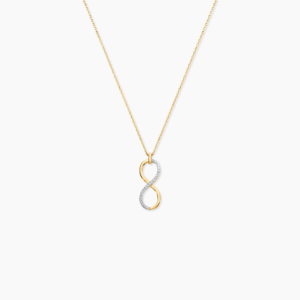 Collier Infino Or Jaune Diamant - Colliers avec pierres Femme | Marc Orian
