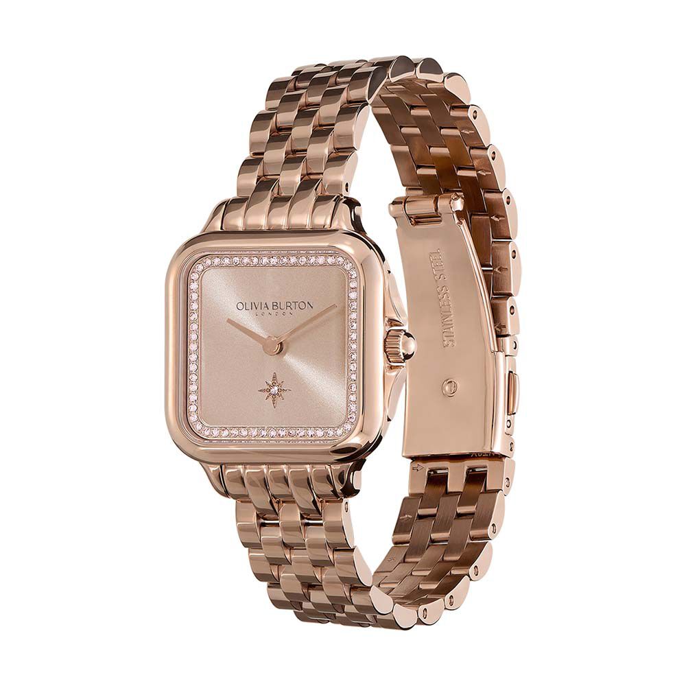 Montre Olivia Burton Grosvenor Rose - Montres &eacute;tanches Femme | Marc Orian