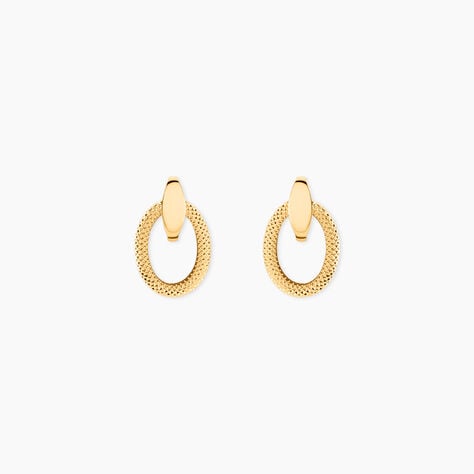 Boucles D'Oreilles Puces Iveline Or Jaune - Puces Femme | Marc Orian