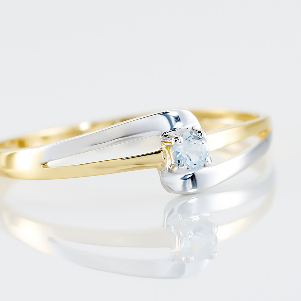 Bague Nesryne Or Bicolore Topaze - Bagues pierres fines Femme | Marc Orian