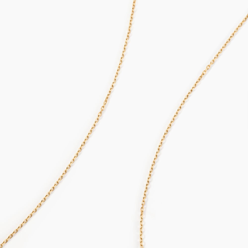 Cha&icirc;ne Igoa Maille For&ccedil;at Diamantee Or Jaune - Chaines Femme | Marc Orian