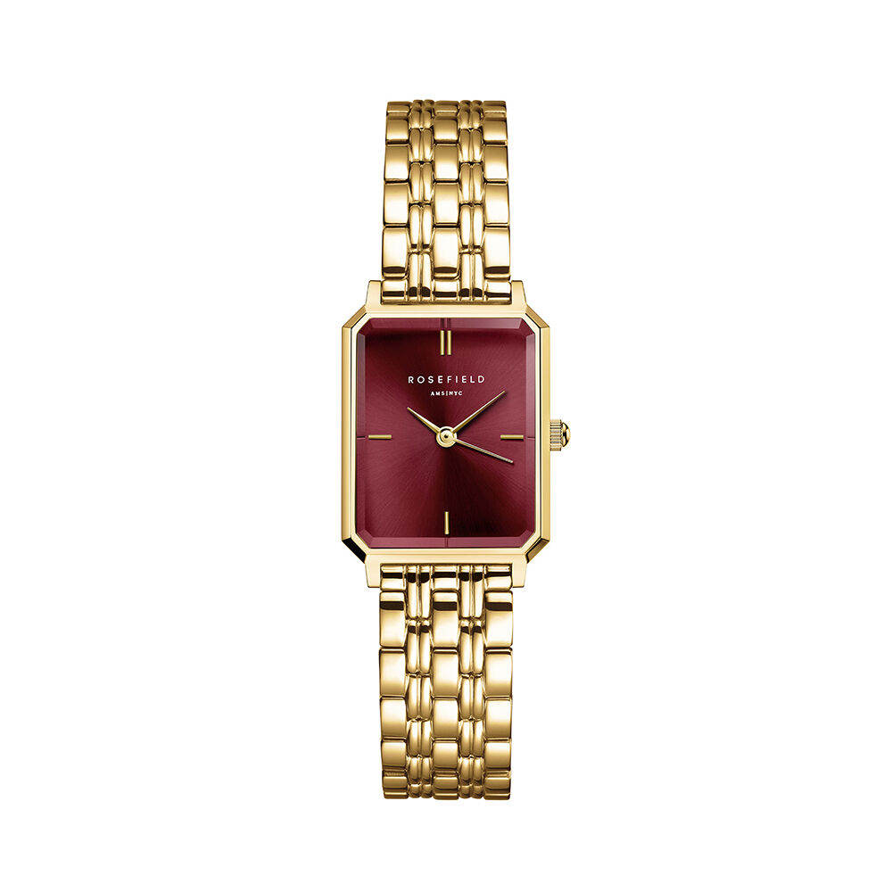 Montre Rosefield Octagon Xs Bordeaux - Montres &eacute;tanches Femme | Marc Orian