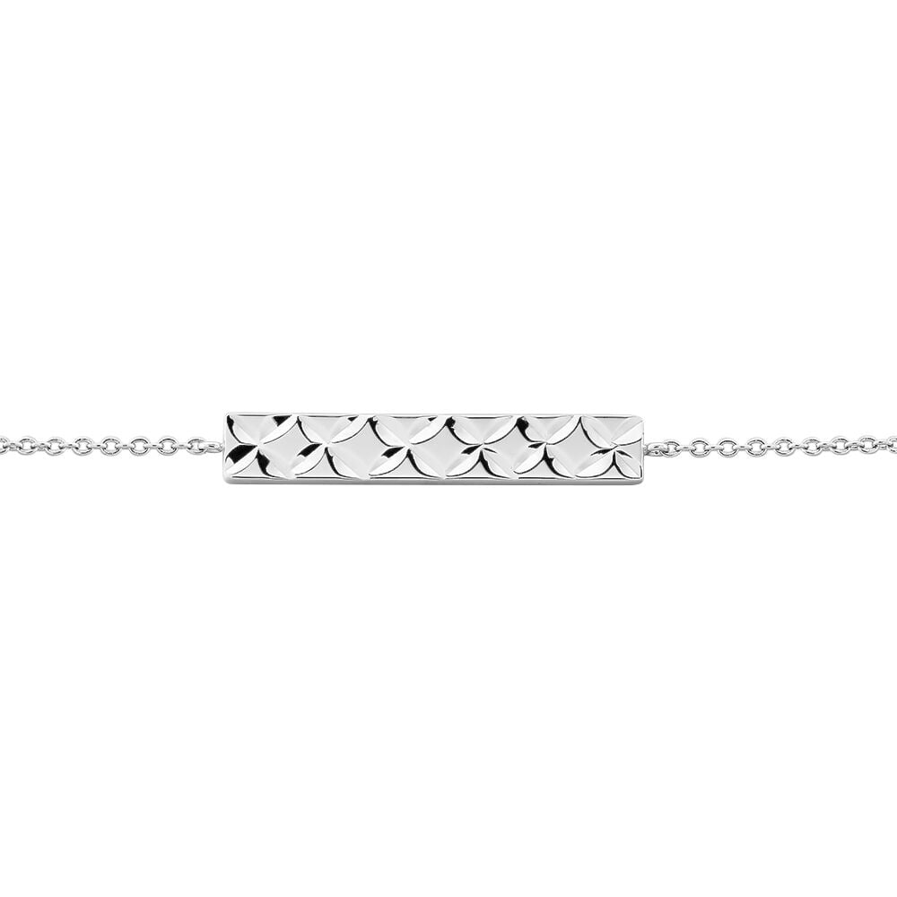 Bracelet Vinie Argent Blanc - Bracelets chaînes Femme | Marc Orian