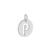 Pendentif Elio P Argent Blanc - Pendentifs Famille | Marc Orian
