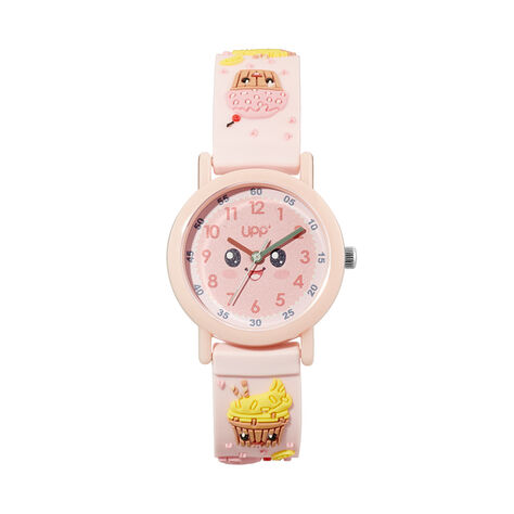 Montre Upp Tikky Muffin P&ecirc;che - Montres &eacute;tanches Enfant | Marc Orian