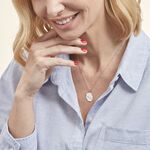 Pendentif Thea Argent Blanc - Bijoux fantaisie Famille | Marc Orian