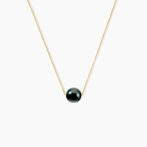 Collier Sissy Or Jaune Perle De Culture De Tahiti - Colliers avec pierres Femme | Marc Orian