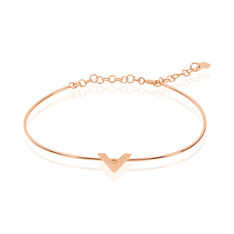 Bracelet Jonc Veroniica Argent Rose - Bracelets fantaisie Femme | Marc Orian