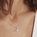 Collier Astra Argent Blanc Oxyde De Zirconium - Colliers avec pierres Femme | Marc Orian