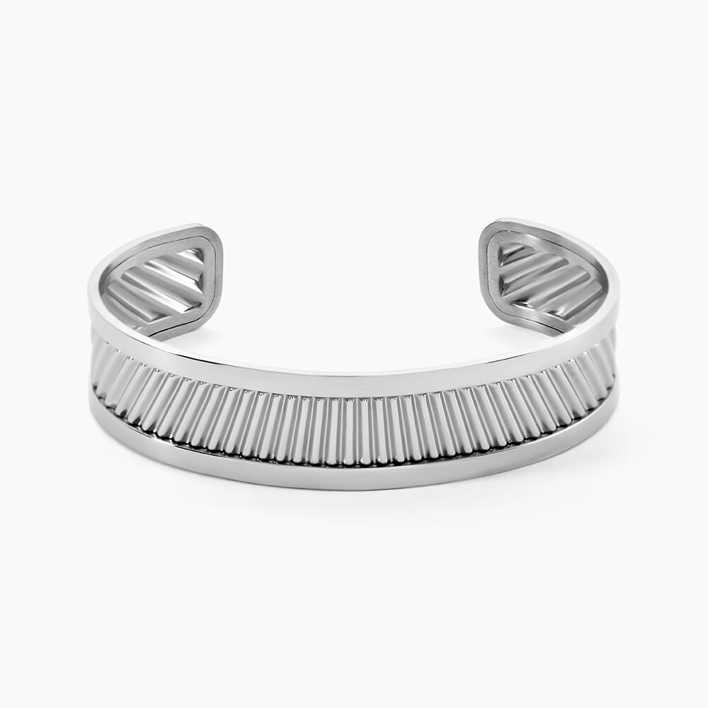 Bracelet Jonc Aud Acier Blanc - Bracelets joncs Femme | Marc Orian