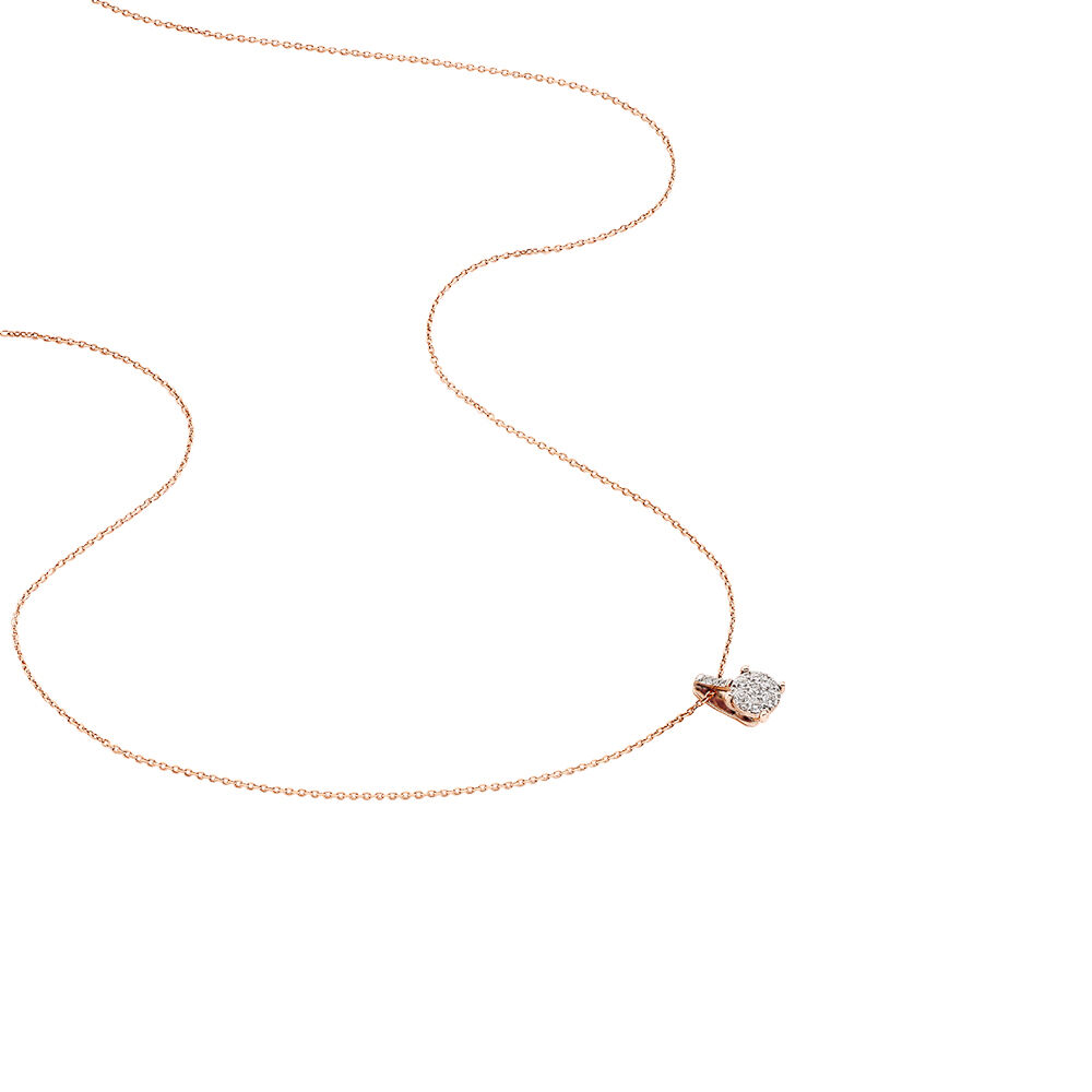 Collier Kate Or Rose Diamant - Colliers avec pierres Femme | Marc Orian
