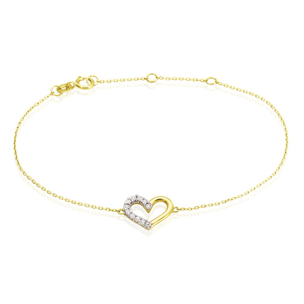 Bracelet Christine Or Jaune Diamant - Bracelets chaînes Femme | Marc Orian