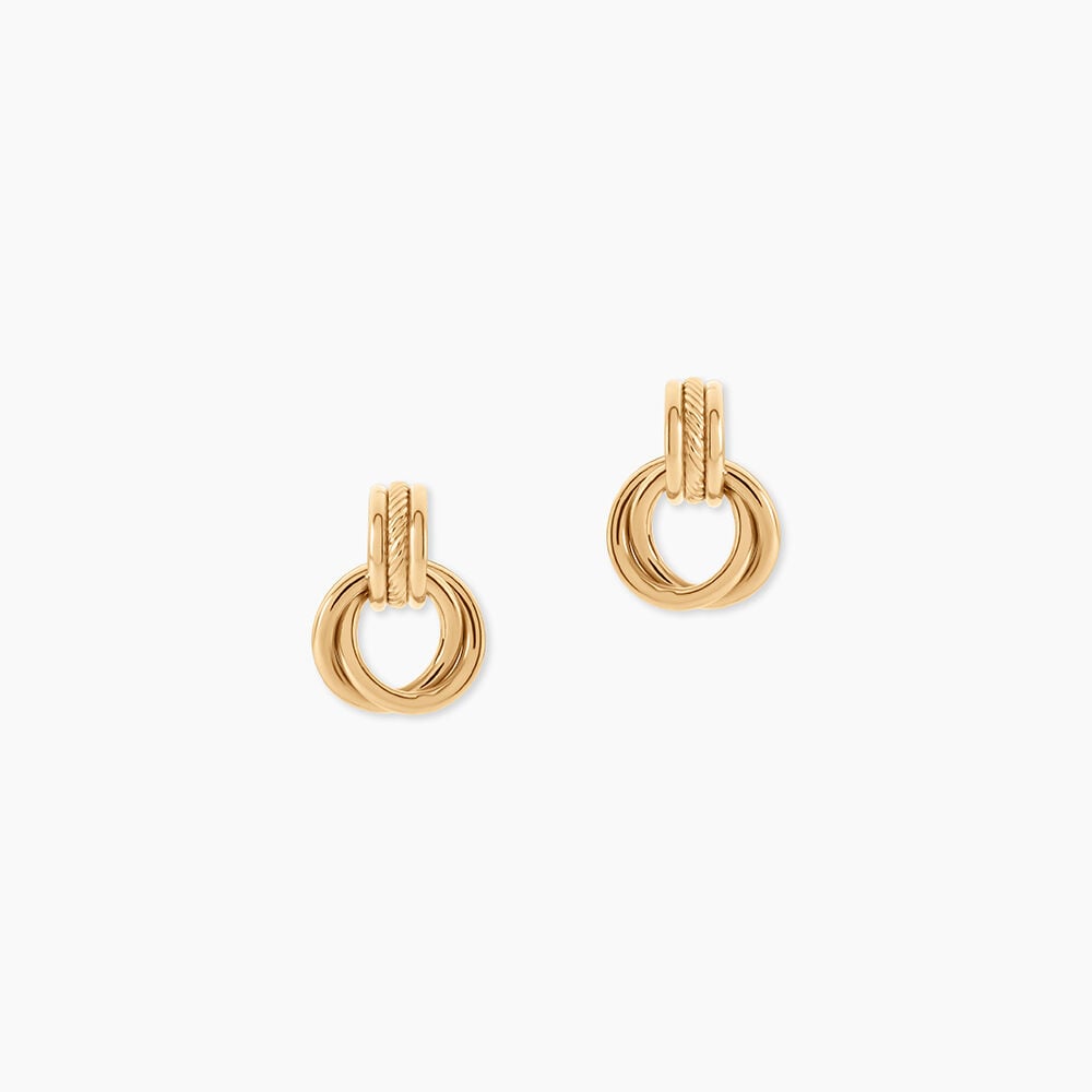 Boucles D'Oreilles Pendantes Netty Plaqu&eacute; Or Jaune - Pendantes Femme | Marc Orian