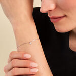 Bracelet Siem Argent Blanc Oxyde De Zirconium - Bracelets fantaisie Femme | Marc Orian