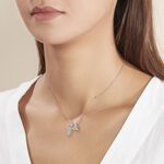 Pendentif Thea Argent Blanc - Bijoux fantaisie Famille | Marc Orian