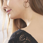 Cr&eacute;oles Ada Lisse Plaque Or Jaune - Cr&eacute;oles Femme | Marc Orian