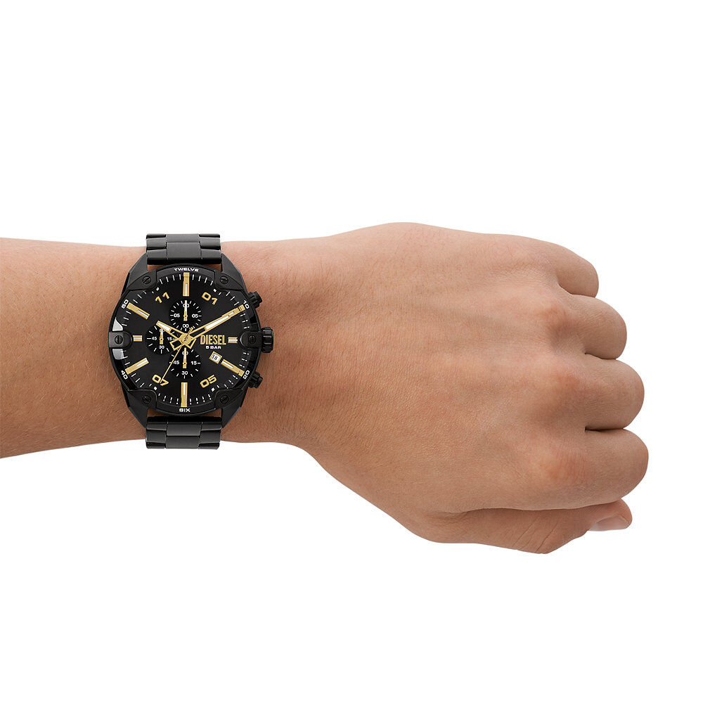 Montre Diesel Spiked Noir - Montres étanches Homme | Marc Orian