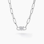 Collier Eternity Argent Blanc Oxyde De Zirconium - Colliers avec pierres Femme | Marc Orian