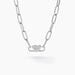 Collier Eternity Argent Blanc Oxyde De Zirconium - Colliers avec pierres Femme | Marc Orian