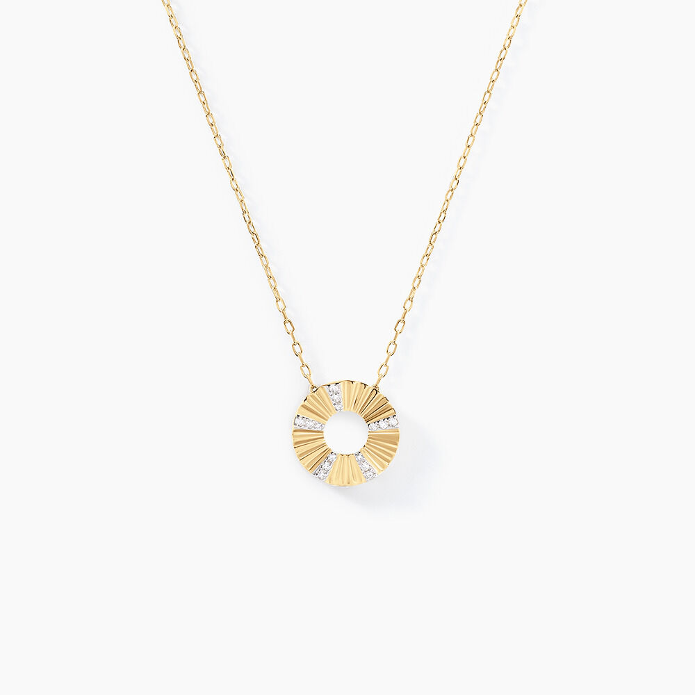 Collier Gwyneira Or Jaune Diamant - Colliers avec pierres Femme | Marc Orian