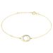 Bracelet Or Jaune Tresha Diamants - Bracelets Anneaux Entrelaces Femme | Marc Orian