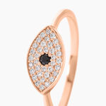 Bague Eldia Argent Rose Oxyde De Zirconium - Bijoux fantaisie Femme | Marc Orian