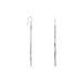 Boucles D'oreilles Pendantes Yaka Argent Blanc - Pendantes Femme | Marc Orian