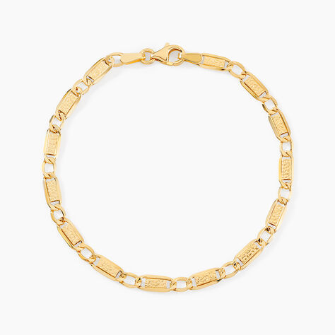 Bracelet Danae Plaquette Or Jaune - Bracelets mailles Femme | Marc Orian