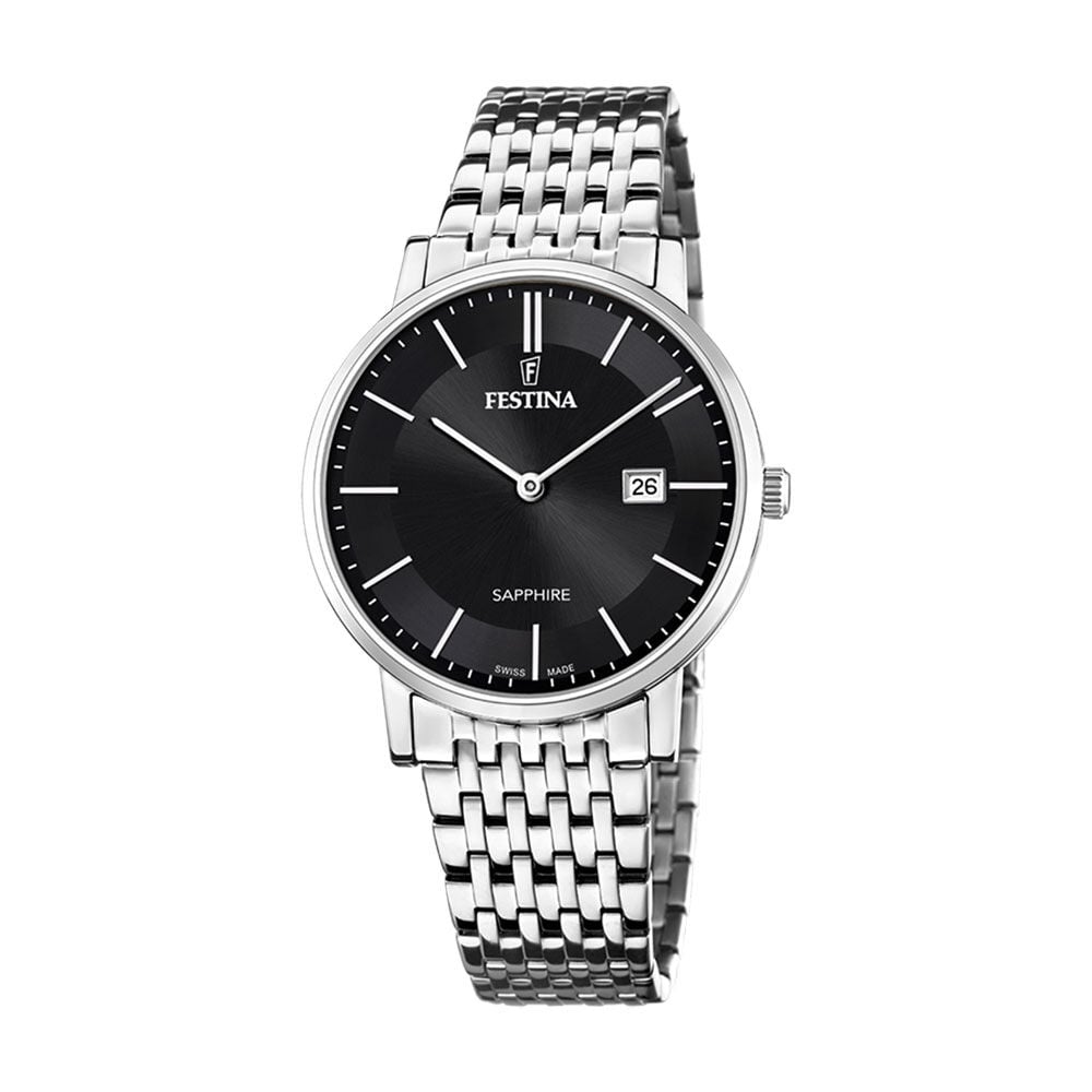 Montre Festina Swiss Made 39 Noir - Montres classiques Homme | Marc Orian