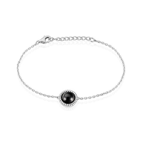 Bracelet Adelyne Argent Blanc Céramique - Bracelets Pierre Femme | Marc Orian
