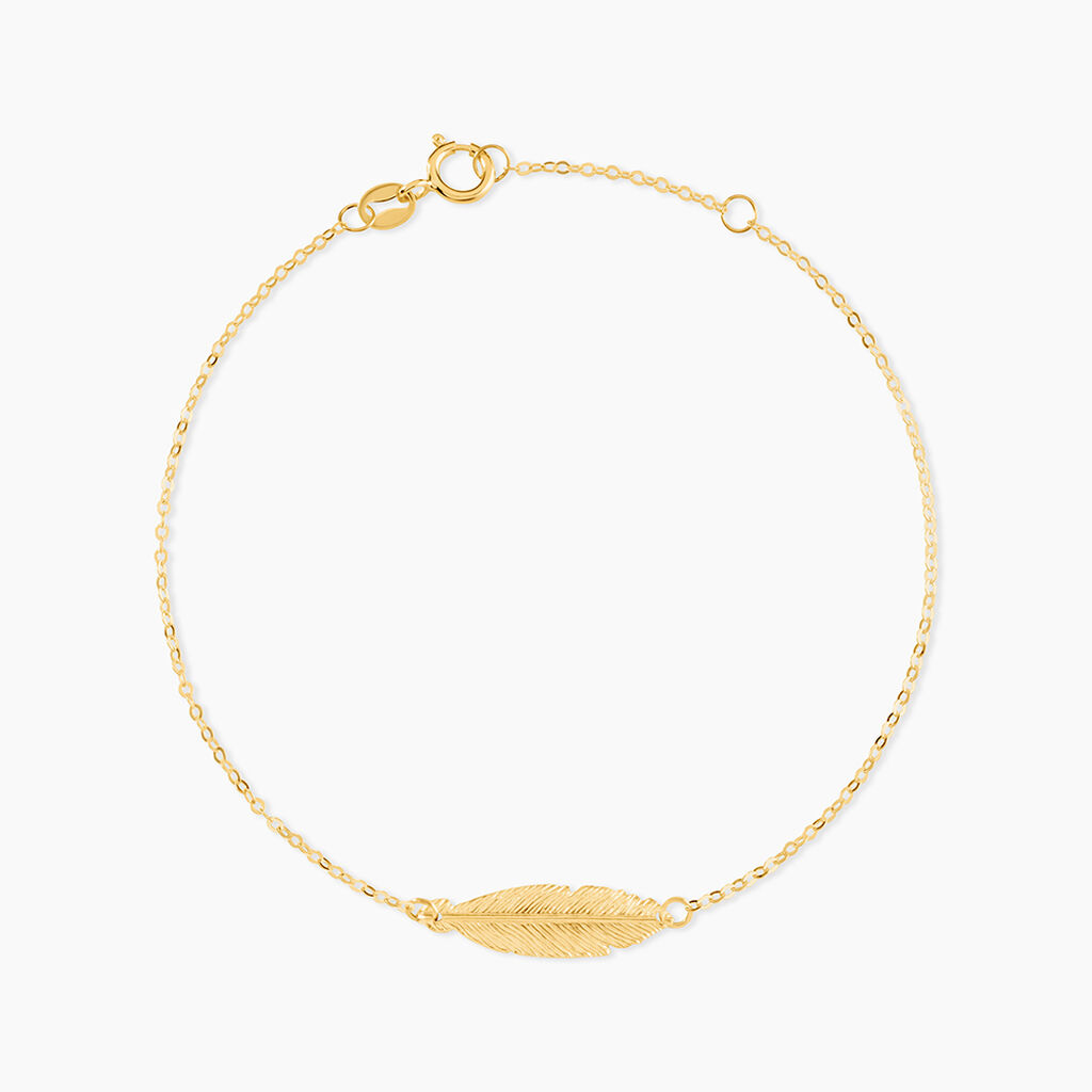 Bracelet Delphinium Or Jaune - Bracelets cha&icirc;nes Femme | Marc Orian