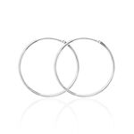 Cr&eacute;oles Argent Blanc Najiha - Cr&eacute;oles Femme | Marc Orian