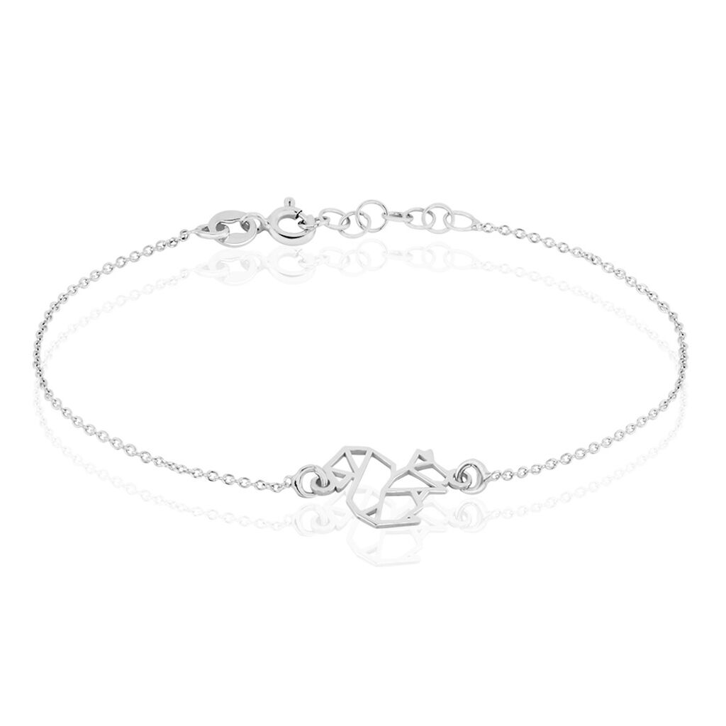 Bracelet Argent Blanc Waly - Bracelets chaînes Femme | Marc Orian