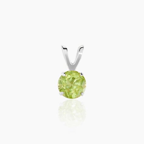 Pendentif Pepilla Or Blanc Péridot - Pendentifs Femme | Marc Orian