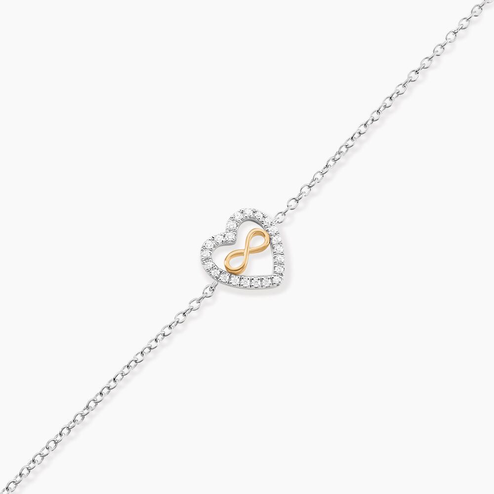 Bracelet Floe Or Jaune Argent Blanc Oxyde De Zirconium - Bracelets cha&icirc;nes Femme | Marc Orian