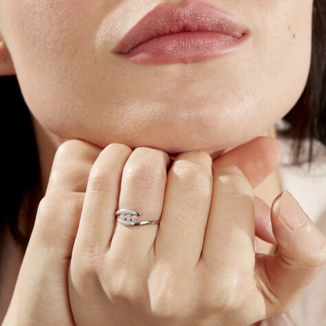 Bague Delphine Or Blanc Diamant - Bagues fiançailles Femme | Marc Orian