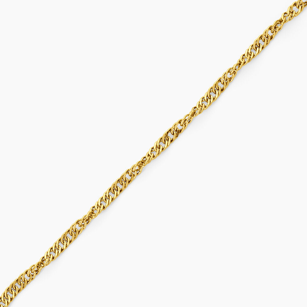 Bracelet Cinthia Acier Jaune - Bracelets mailles Femme | Marc Orian