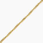 Bracelet Cinthia Acier Jaune - Bracelets mailles Femme | Marc Orian