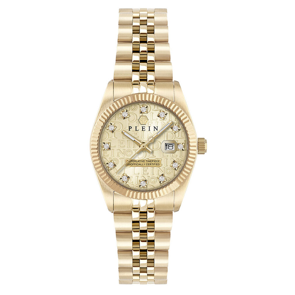 Montre Philipp Plein Date Superlative Dor&eacute; - Montres &eacute;tanches Femme | Marc Orian