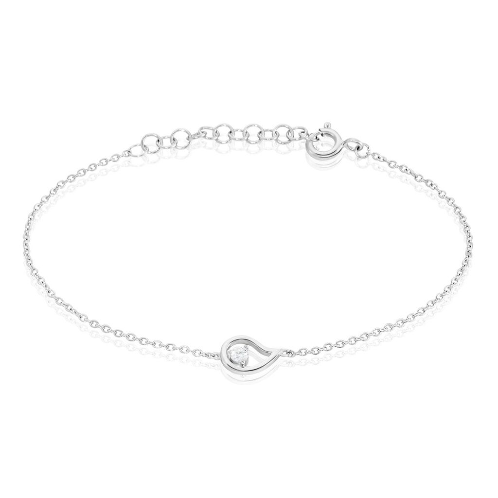 Bracelet Argent Sidonio Oxydes De Zirconium - Bracelets chaînes Femme | Marc Orian