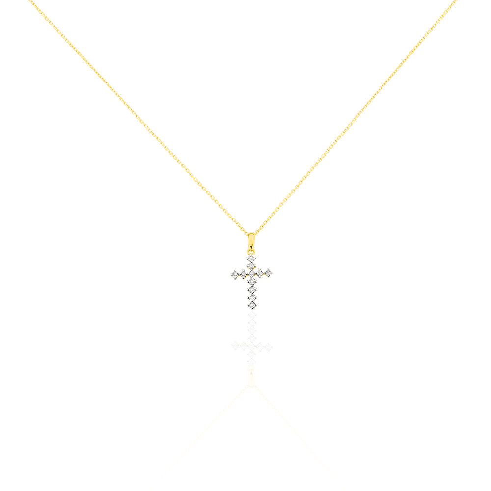 Collier Chriselda Or Jaune Diamant - Colliers avec pierres Femme | Marc Orian