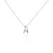 Collier Aliyah Argent Blanc Oxyde De Zirconium - Colliers solitaires Femme | Marc Orian
