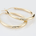 Cr&eacute;oles Olivia Ovale Plaqu&eacute; Or Jaune - Cr&eacute;oles Femme | Marc Orian