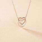 Collier Ottavia Argent Rose Oxyde De Zirconium - Colliers avec pierres Femme | Marc Orian