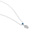 Collier Fidelma Argent Blanc Spinelle Oxyde De Zirconium - Colliers avec pierres Femme | Marc Orian