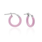 Cr&eacute;oles Argent Blanc Sadia - Cr&eacute;oles Femme | Marc Orian