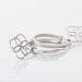 Creoles Elvyn Argent Blanc - Boucles d'oreilles pampille Femme | Marc Orian