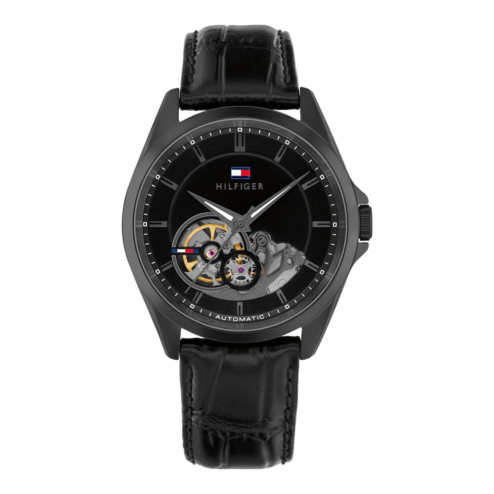 Montre Tommy Hilfiger Baker Automatic Noir - Montres automatiques Homme | Marc Orian