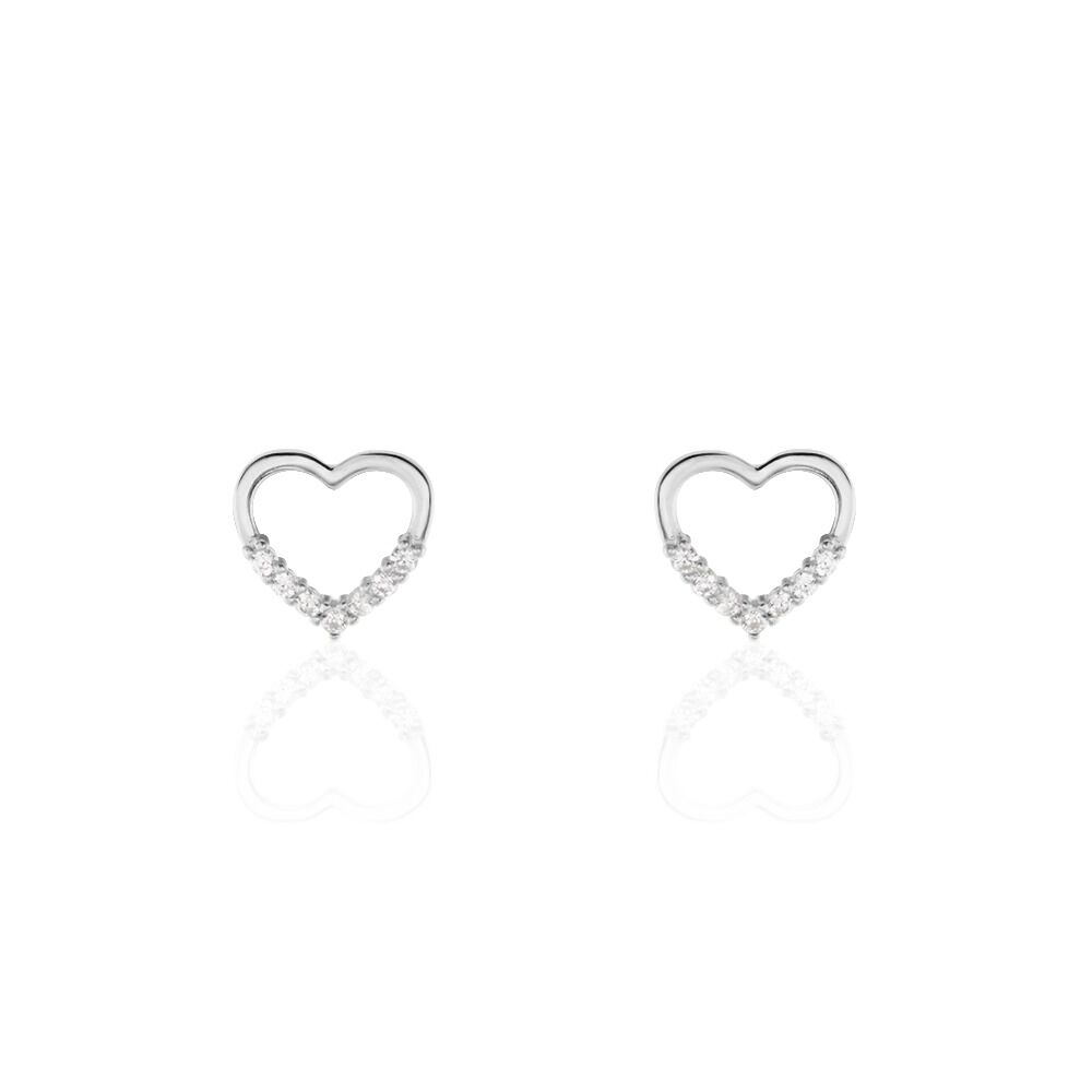 Boucles D'oreilles Puces Budenicus Argent Oxyde De Zirconium - Puces Femme | Marc Orian